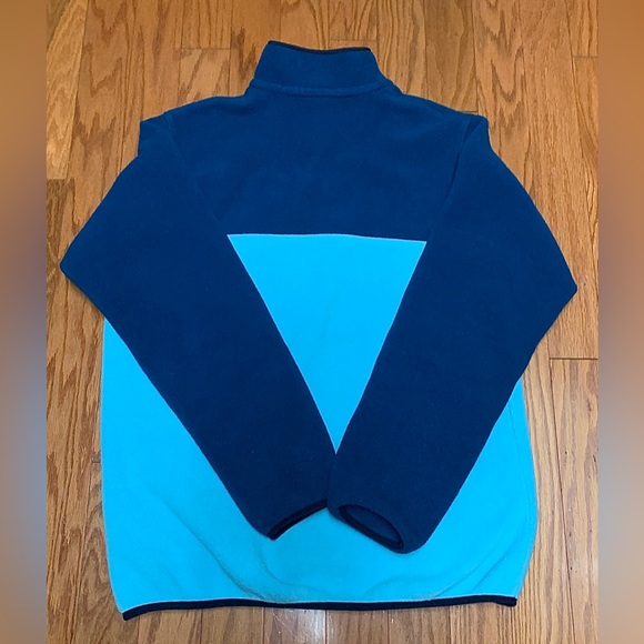 Men’s XL Two Tone Recycled Polyester PATAGONIA Snap Button Fleece Synchilla - Picture 2 of 16